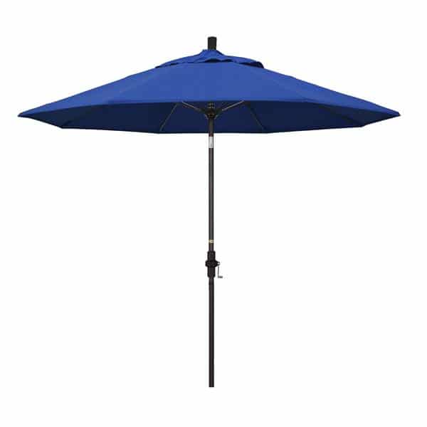9 Sun Master Series Patio Umbrella With Pacifica Pacific Blue Fabric 
