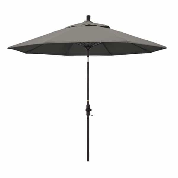 9 Sun Master Series Patio Umbrella With Pacifica Taupe Fabric 