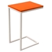 Sleek Metal Frame Accent Table with Gloss Top - DIA3030
