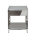 Corleo 1-Drawer Accent Table in Stainless Steel - DIA3054