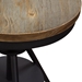 Douglas Vintage Adjustable Height Bistro Table with Weathered Grey Top - DIA3055