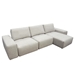Jazz Modular 3-Seater Chaise Sectional with Adjustable Backrests in Light Brown Fabric - DIA3067