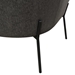 Status Accent Chair in Grey Fabric with Metal Leg - DIA3076