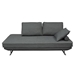 Dolce Grey Lounge Seating Platform with Moveable Backrest Supports - DIA3081
