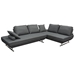 Dolce 2-Piece Grey Lounge Seating with Moveable Backrest Supports - DIA3083