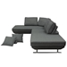 Dolce 2-Piece Grey Lounge Seating with Moveable Backrest Supports - DIA3083