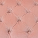 Luxe Accent Chair in Blush Pink Tufted Velvet Fabric with Gold Stainless Steel Frame - DIA3116