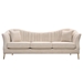 Ava Sofa in Sand Linen Fabric with Gold Leg - DIA3138