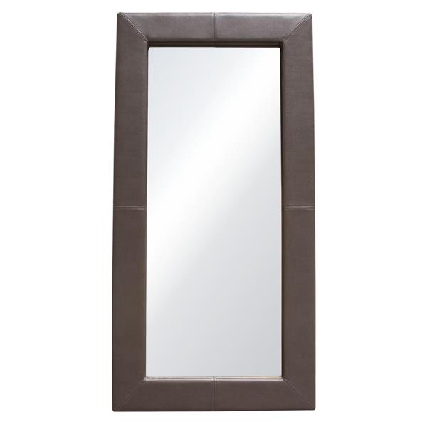 Luxe Free-Standing Mirror with Locking Easel Mechanism in Elephant Grey 