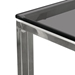 Nest Square End Table with Smoked Tempered Glass Top - DIA3159
