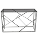 Nest Rectangular Console Table with Smoked Tempered Glass Top - DIA3160