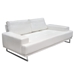 Russo Sofa with Adjustable Seat Backs in White Air Leather - DIA3167