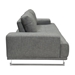 Russo Sofa with Adjustable Seat Backs in Space Grey Fabric - DIA3169