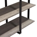 Sherman 59-Inch 3-Tiered Shelf Unit in Grey Oak Finish with Iron Supports - DIA3224
