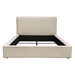 Cloud 43-Inch Low Profile Queen Bed in Sand Fabric - DIA3238