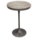 Beckham 30-Inch Round Bar Height Table with Solid Mango Wood Top in Grey Finish - DIA3332