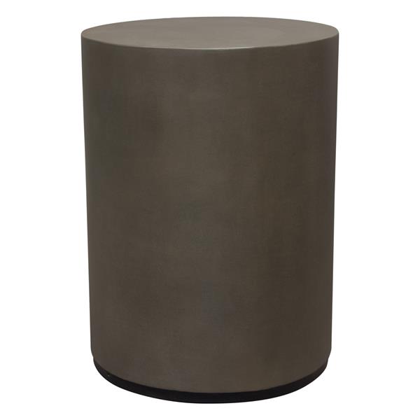 Montage Round Faux Cement End Table 