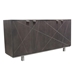 Motion 70-Inch 4-Door Solid Mango Wood Sideboard in Smoke Grey Finish - DIA3364