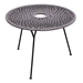 Pablo Accent Table in Black and Grey Rope with Black Metal Frame - DIA3369