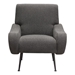 Cameron Accent Chair in Chair Boucle Textured Fabric with Black Leg - DIA3399