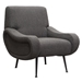 Cameron Accent Chair in Chair Boucle Textured Fabric with Black Leg - DIA3399