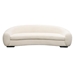 Pascal Sofa in Bone Boucle Textured Fabric with Contoured Arms and Back - DIA3409