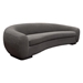 Pascal Sofa in Charcoal Boucle Textured Fabric with Contoured Arms and Back - DIA3411