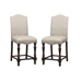 Roselyn Cottage Upholstered Counter Height Chairs - Set of Two - FOA1021