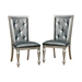 Vern Contemporary Tufted Back Side Chairs - Set of Two - FOA1031