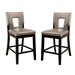Singular Contemporary Padded Counter Height Chairs - Set of Two - FOA1036