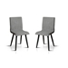 Jaylynn Mid-Century Modern Fabric Upholstered Side Chairs - Set of Two - FOA1048