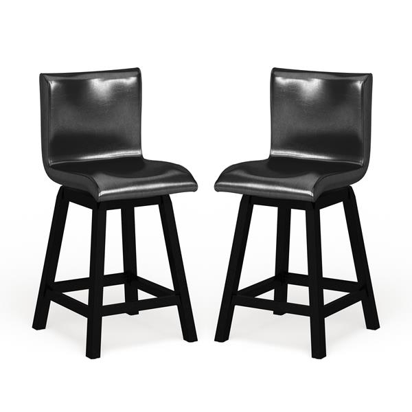Callaway Contemporary Swivels Counter Height Chairs - Set of Two 