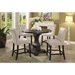 Marynda Transitional Button Tufted Counter Height Chairs in Ivory - Set of Two - FOA1078