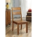 Madison Rustic Ladder Back Side Chairs - Set of Two - FOA1082