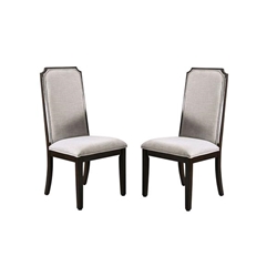 Juliza Transitional Fabric Side Chairs - Set of Two 