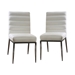 Kostra Contemporary Metal Side Chairs - Set of Two - FOA1106
