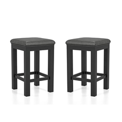 Embree Padded Counter Height Stools - Set of Two 