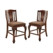 Hannah Traditional Padded Side Chairs - Set of Two - FOA1123