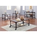 Katy Industrial Coffee Table with Casters - FOA1141