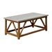 Lori Industrial Wood Iron Top Coffee Table - FOA1178
