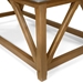 Lori Industrial Wood Iron Top Coffee Table - FOA1178
