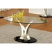 Aman Contemporary Glass Top Coffee Table - FOA1183