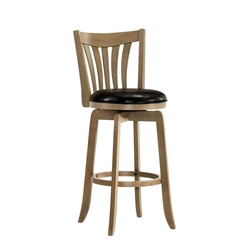 Edward 29" Transitional Padded Bar Stool in Maple 