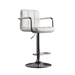Witmer Contemporary Height Adjustable Bar Stool - White - FOA1235