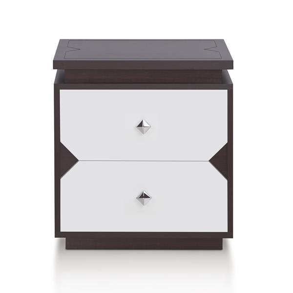 Nouvel Contemporary 2-Drawer End Table 
