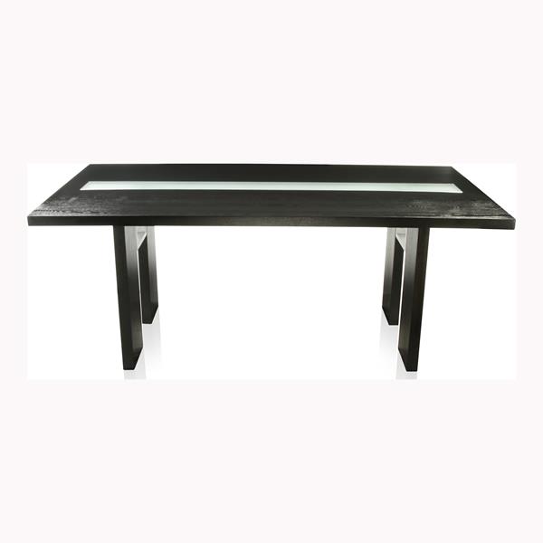 Bearington Contemporary LED Dining Table in Black 