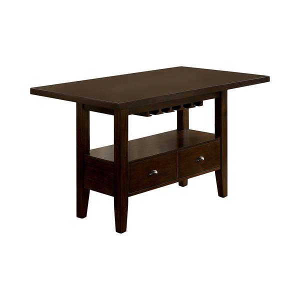 Riche Transitional 2-Drawer Counter Height Table 