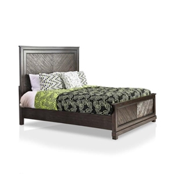 Palita Transitional Solid Wood Queen Platform Bed 