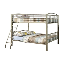 Pimmel Contemporary Metal Full Over Full Bunk Bed 
