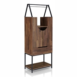 Robble Multi-Storage Wine Cabinet in Light Hickory 